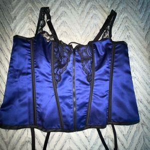 Blue torrid corset